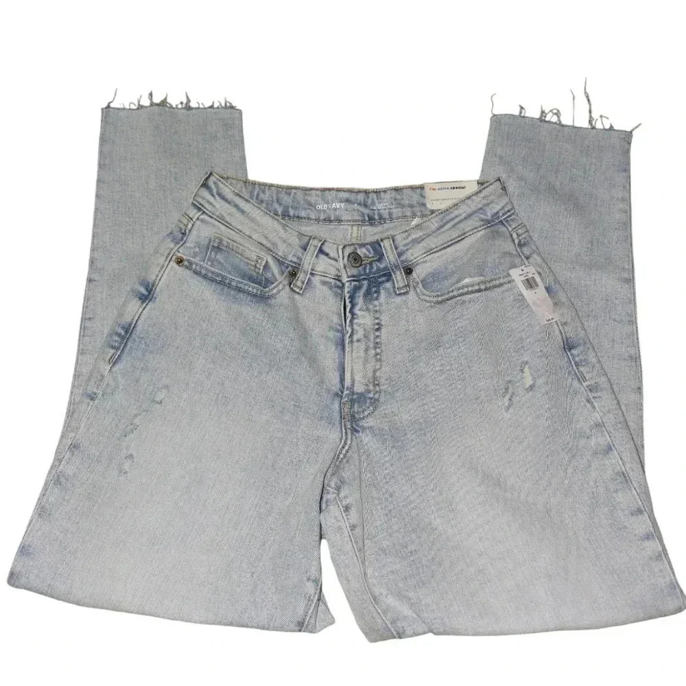 Womens Old Navy, size 4, Curvy O.G. Straight ankle jeans,  NEW WITH TAGS! - Picture 2 of 5